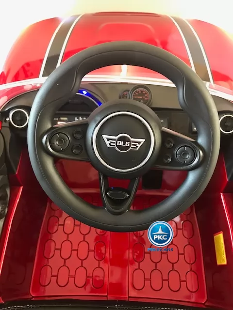 Coche electrico para niños Mini Style rojo metalizado