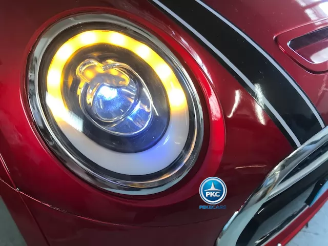 Coche electrico para niños Mini Style rojo metalizado