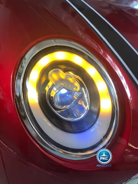Coche electrico para niños Mini Style rojo metalizado