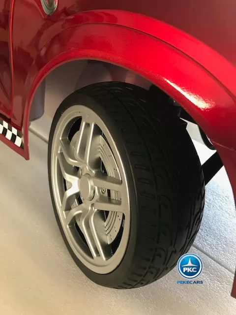 Coche electrico para niños Mini Style rojo metalizado