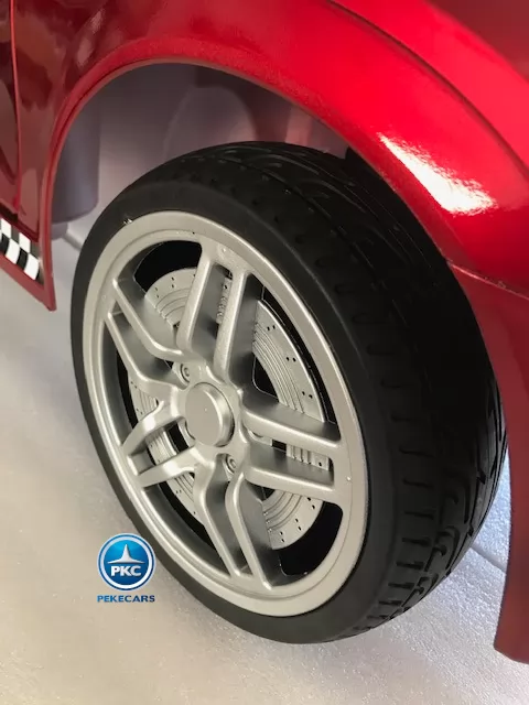 Coche electrico para niños Mini Style rojo metalizado
