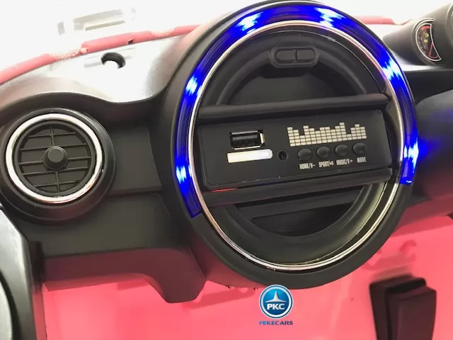 Coche electrico para niños Mini Style rosa