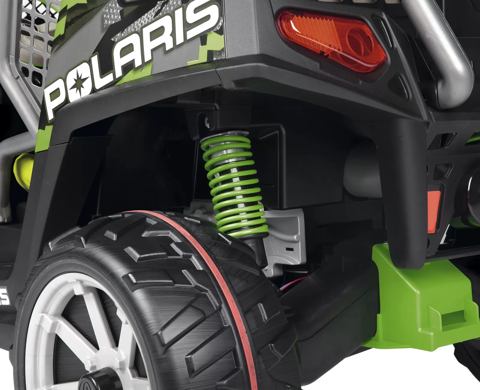 Todoterreno Polaris green shadow 24V amortiguadores
