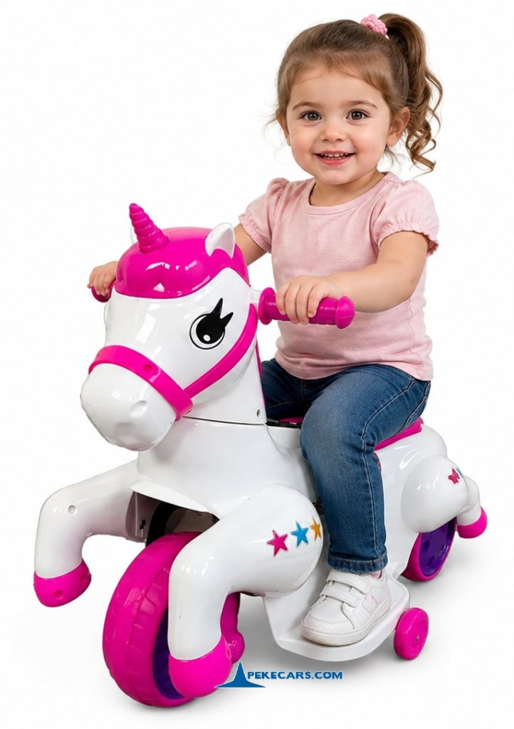 Pony Eléctrico 12V Rosa