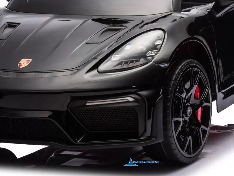 Porsche 718 Spyder RS 12V 2.4G Negro Metalizado faros