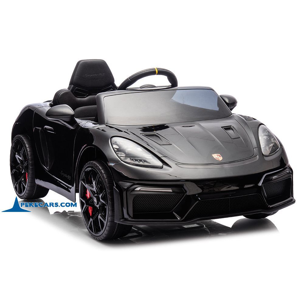 Porsche 718 Spyder RS 12V 2.4G Negro Metalizado