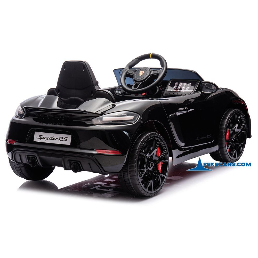 Porsche 718 Spyder RS 12V 2.4G Negro Metalizado