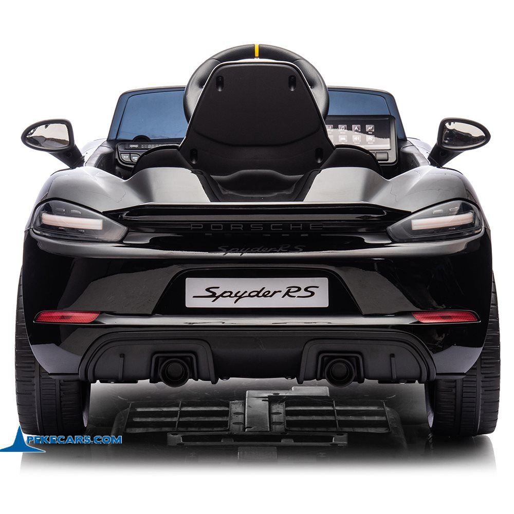 Porsche 718 Spyder RS 12V 2.4G Negro Metalizado
