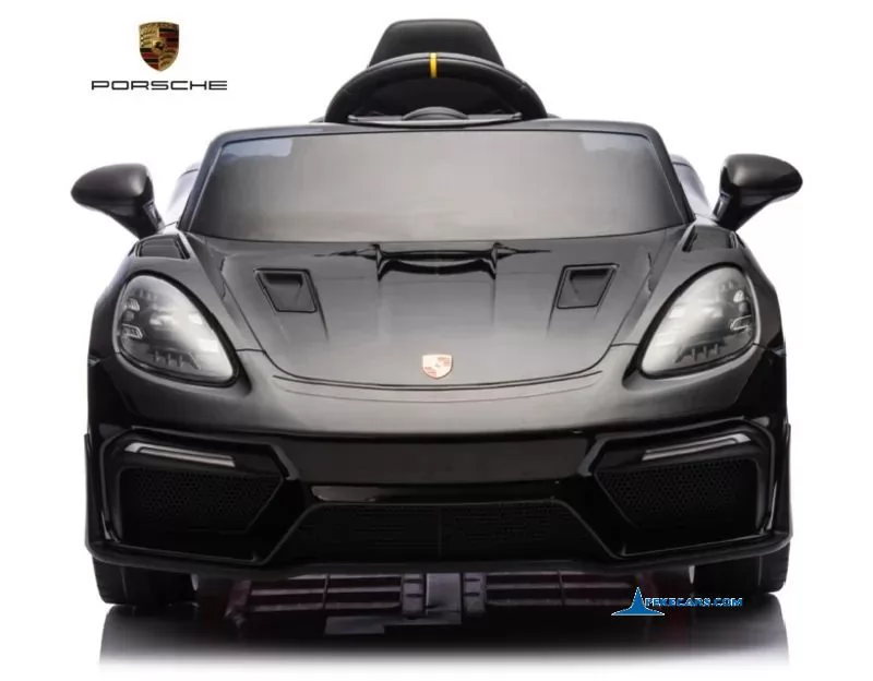 Porsche 718 Spyder RS 12V 2.4G Negro Metalizado vista delantera