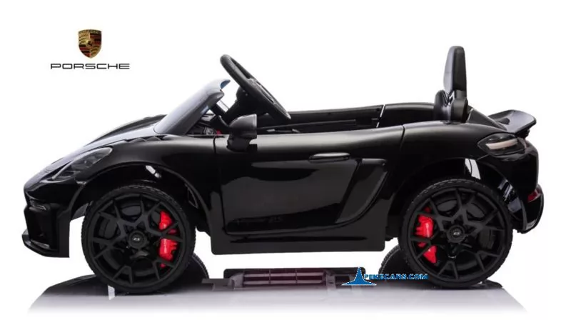 Porsche 718 Spyder RS 12V 2.4G Negro Metalizado lateral