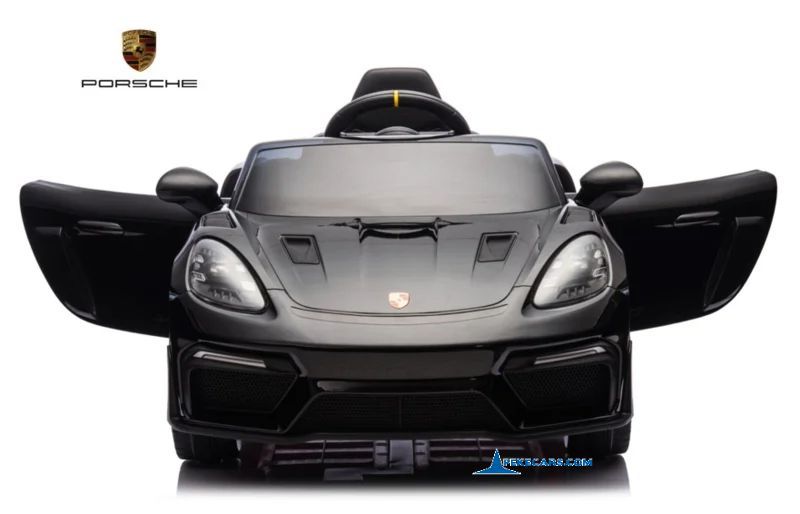 Porsche 718 Spyder RS 12V 2.4G Negro Metalizado puertas