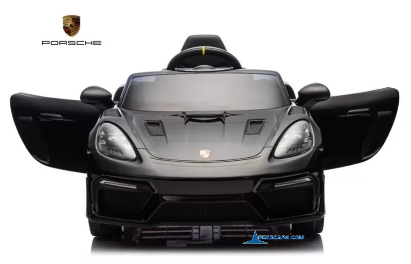 Porsche 718 Spyder RS 12V 2.4G Negro Metalizado puertas