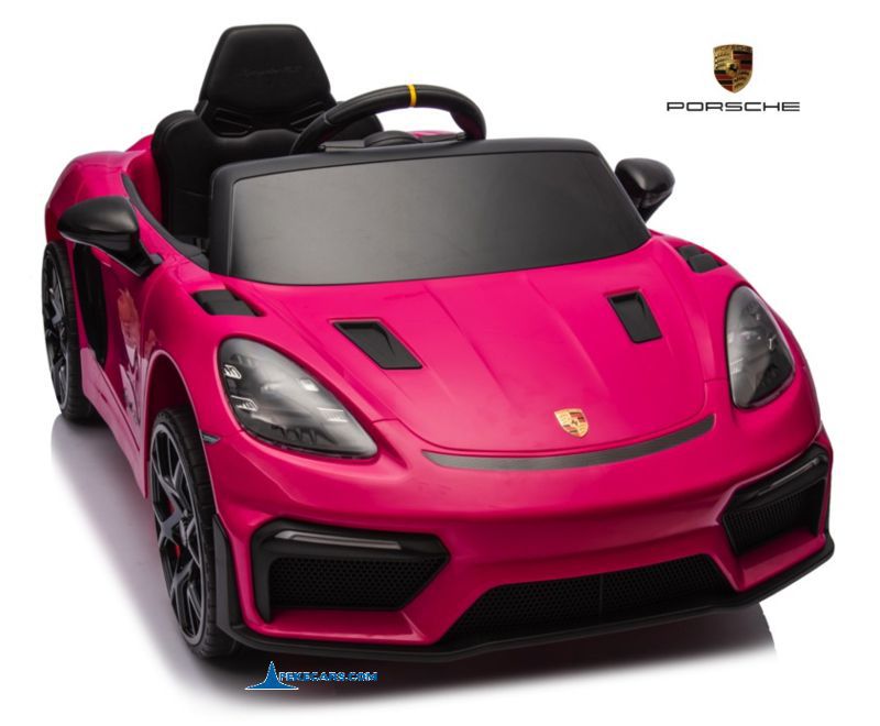 Porsche 718 Spyder RS 12V 2.4G Rosa perspectiva