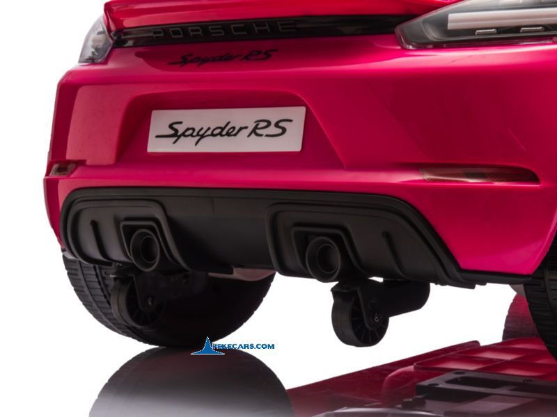 Porsche 718 Spyder RS 12V 2.4G Rosa ruedines