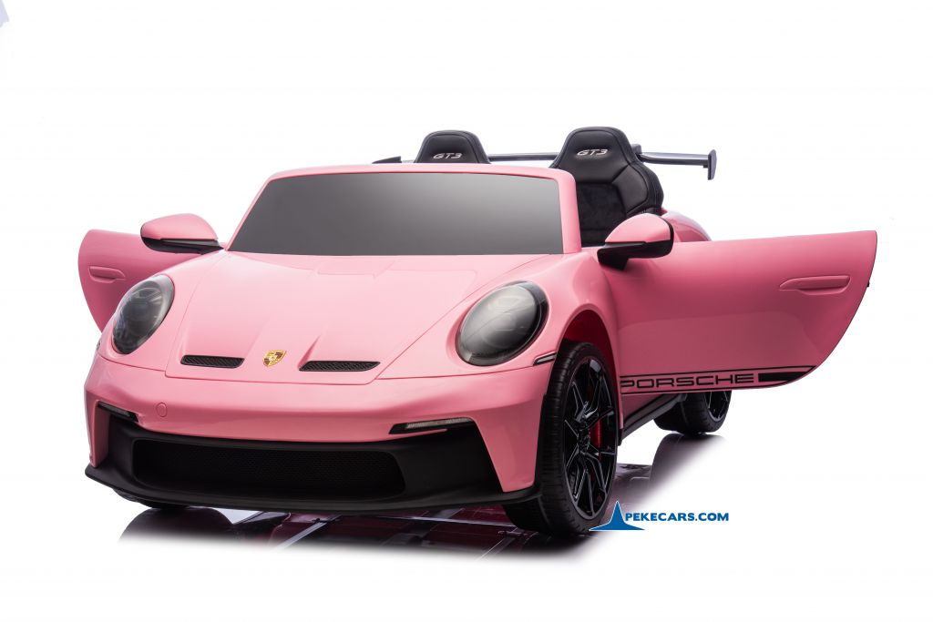 Porsche 911 GT3 24V 2 Plazas 2.4G Rosa Metalizado puertas