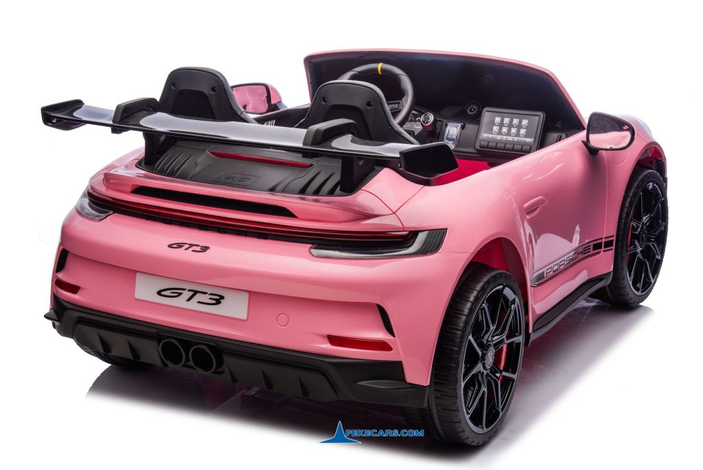 Porsche 911 GT3 24V 2 Plazas 2.4G Rosa Metalizado ruedas
