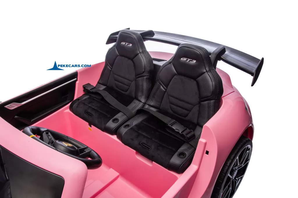 Porsche 911 GT3 24V 2 Plazas 2.4G Rosa Metalizado asientos