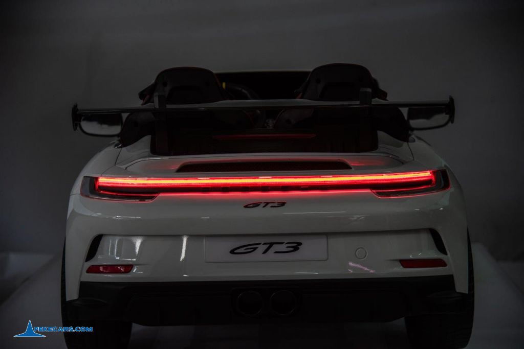 Porsche 911 GT3 24V 2 Plazas 2.4G Blanco luces traseras