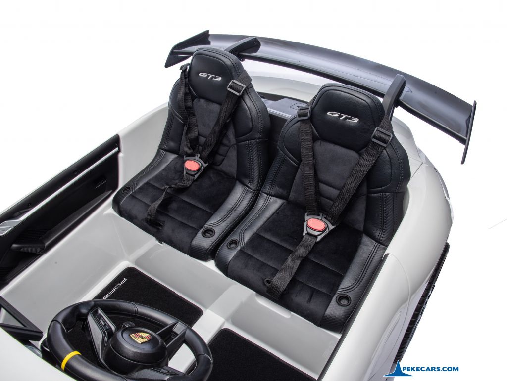 Porsche 911 GT3 24V 2 Plazas 2.4G Blanco asiento