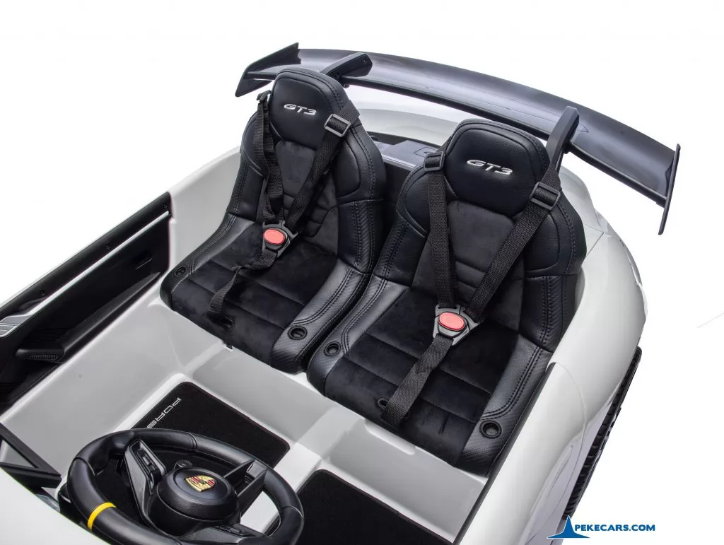 Porsche 911 GT3 24V 2 Plazas 2.4G Blanco asiento