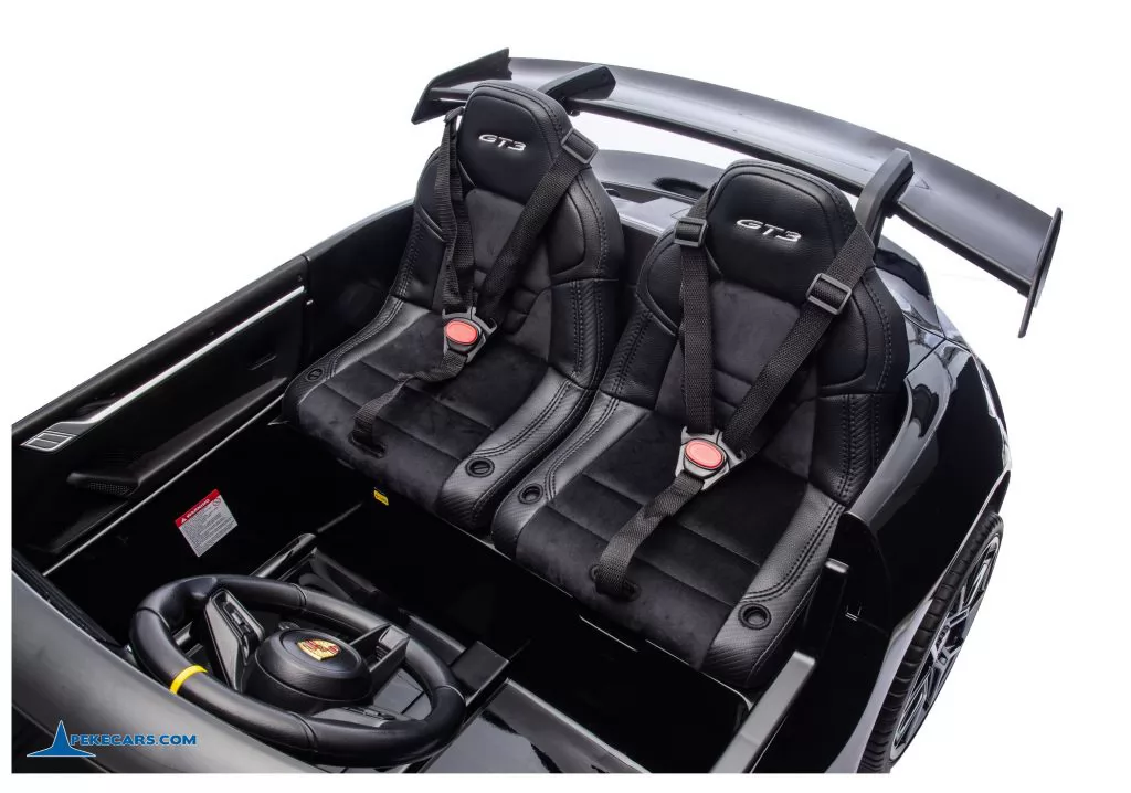 Porsche 911 GT3 24V 2 Plazas 2.4G Negro Metalizado asientos