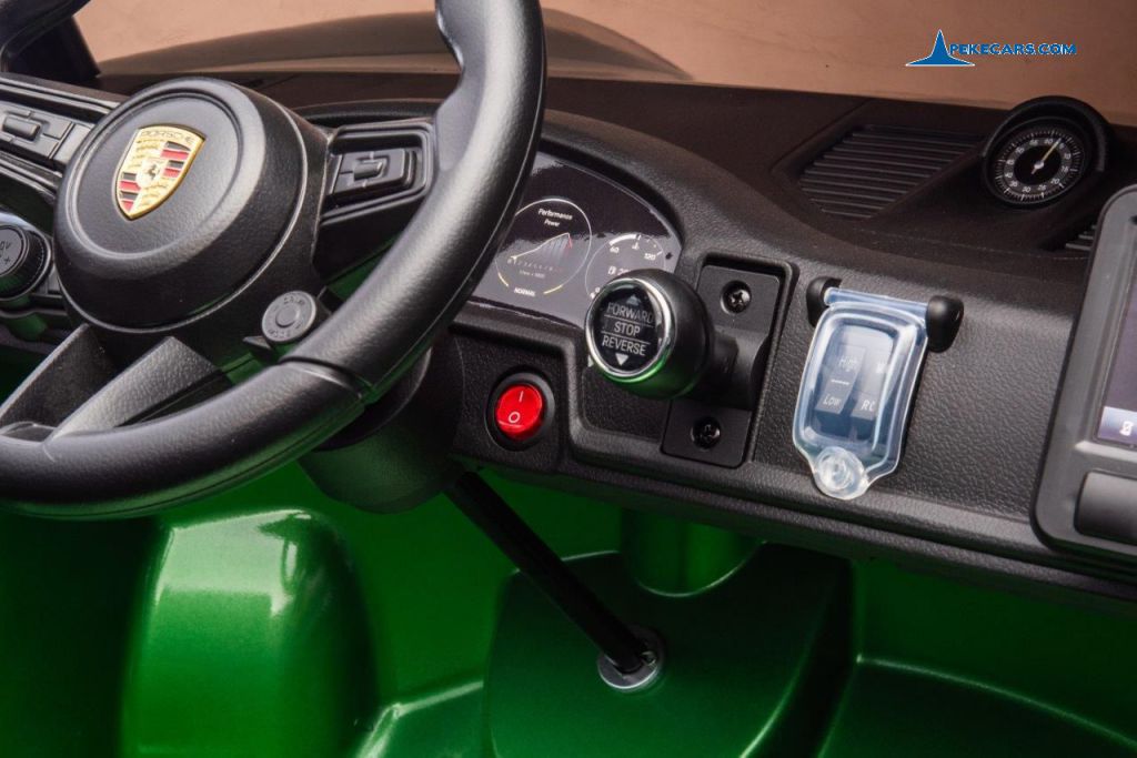 Porsche 911 GT3 24V 2 Plazas 2.4G Verde Metalizado salpicadero