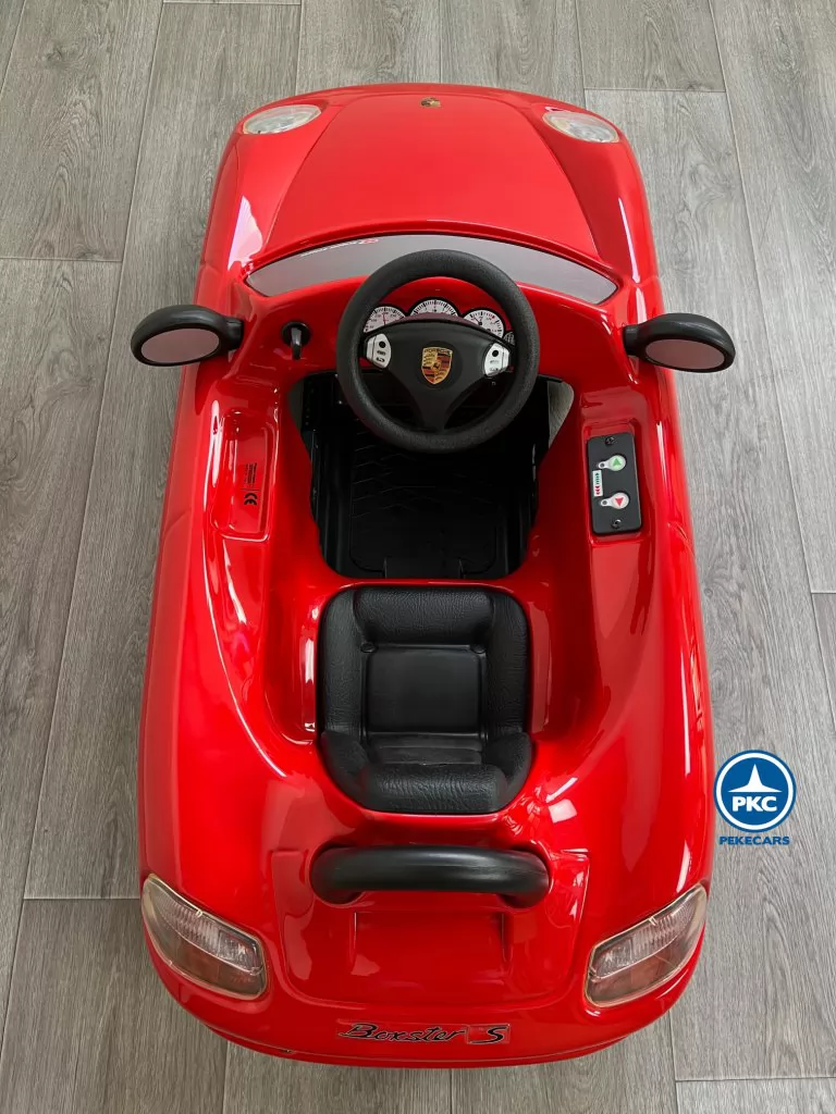 Porsche Boxer S 6V Rojo desde arriba