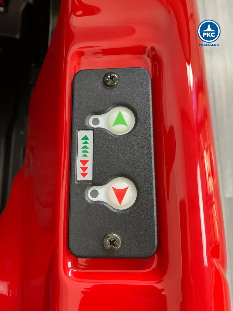 Porsche Boxer S 6V Rojo botones