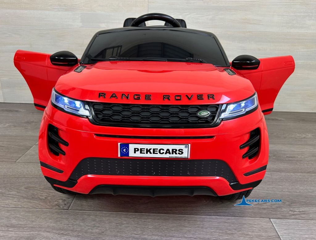 Range Rover Evoque 12V 2.4G Rojo puertas abiertas