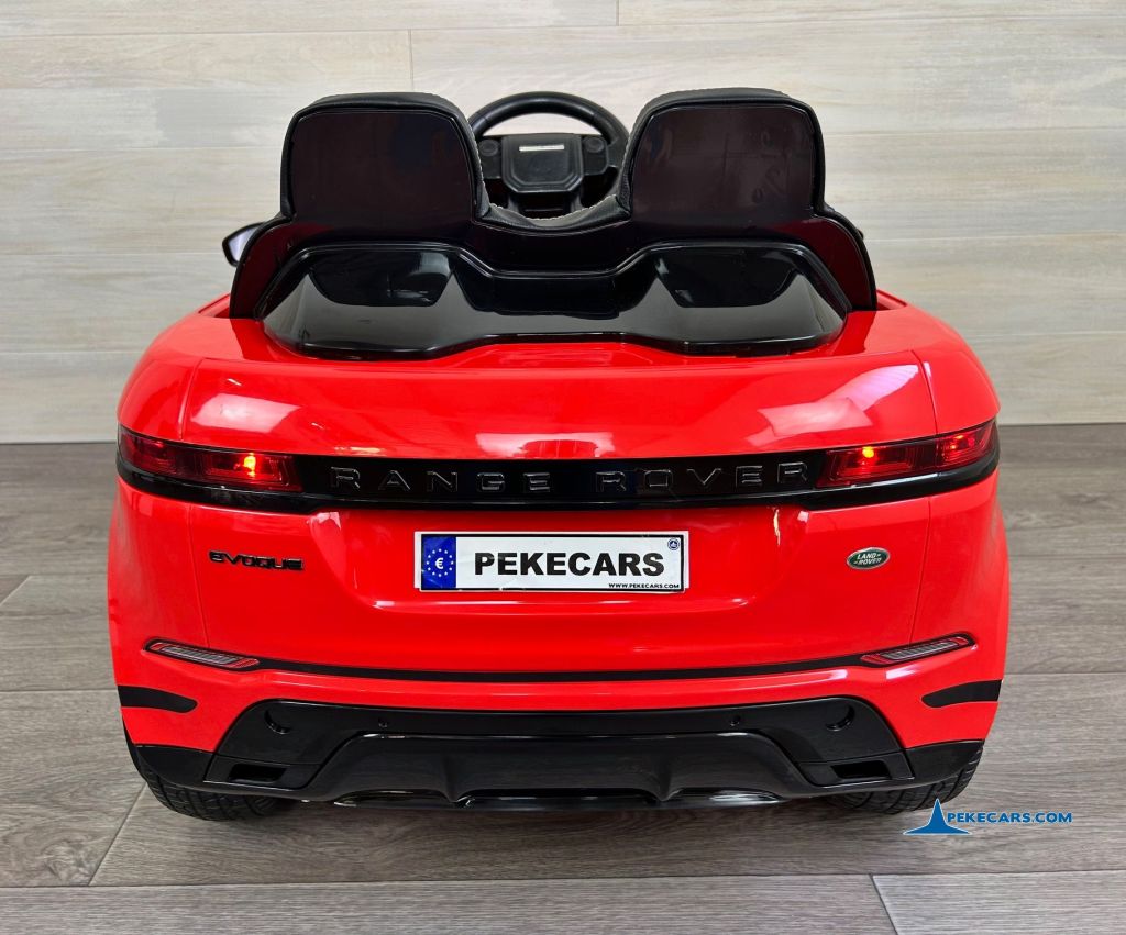 Range Rover Evoque 12V 2.4G Rojo parte trasera