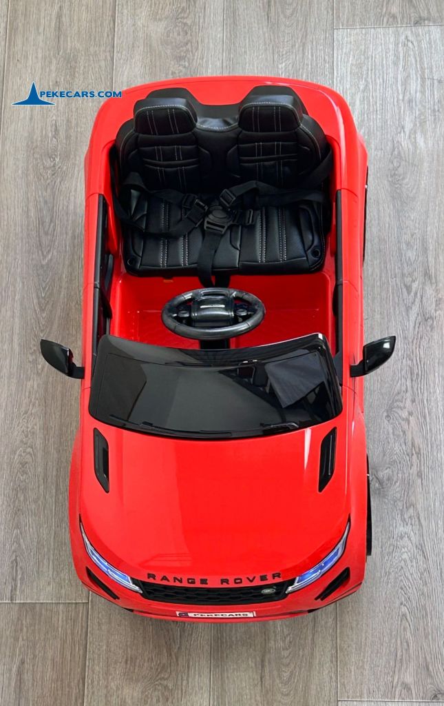Range Rover Evoque 12V 2.4G Rojo desde arriba