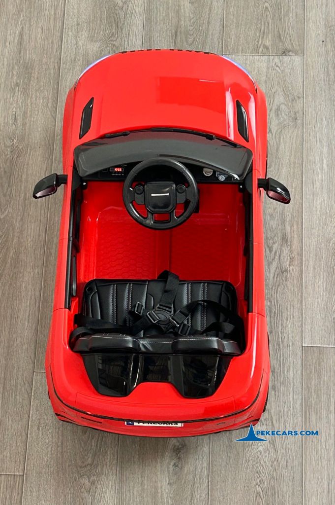 Range Rover Evoque 12V 2.4G Rojo vista interior