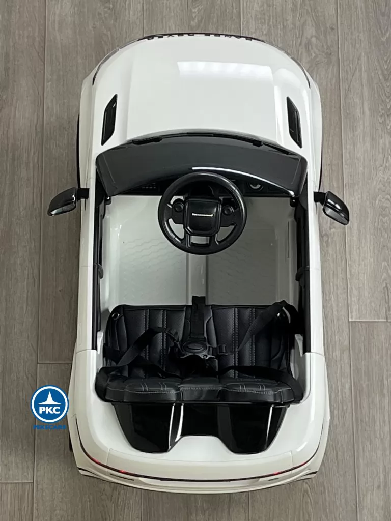 Range Rover Evoque 12V 2.4G Blanco desde arriba
