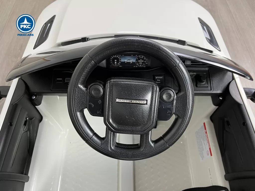 Range Rover Evoque 12V 2.4G Blanco volante