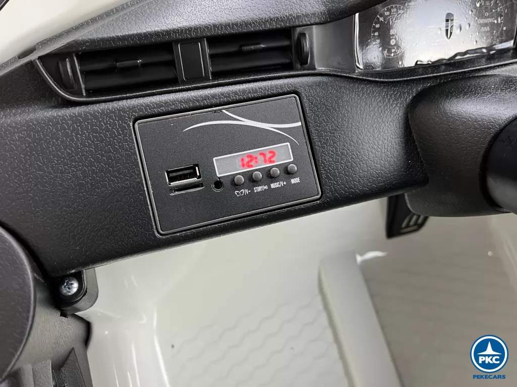Range Rover Evoque 12V 2.4G Blanco display de sonido