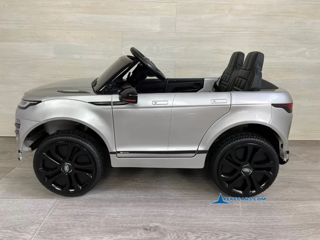 coches teledirigidos range rover evoque 12v plata metalizado