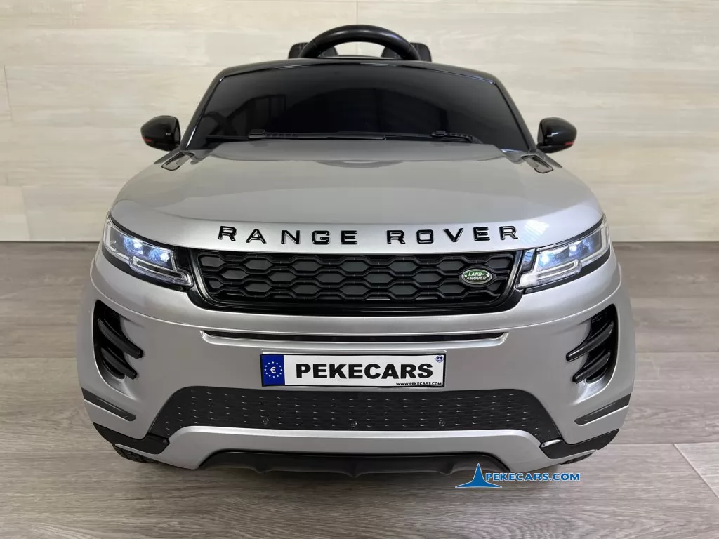 coches electricos niños range rover evoque 12v plata metalizado