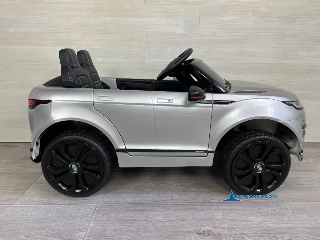 range rover evoque 12v plata metalizado coches teledirigidos