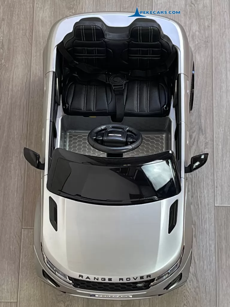 range rover evoque 12v plata metalizado coches electricos niños