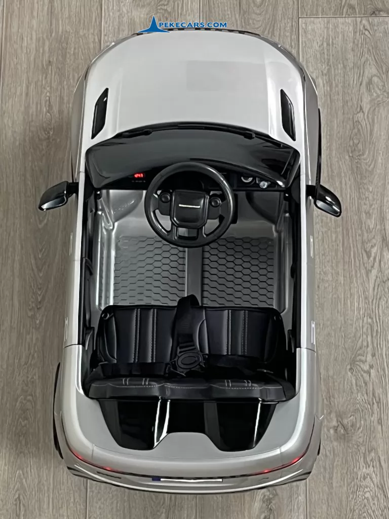 range rover evoque 12v plata metalizado coches electricos para niños