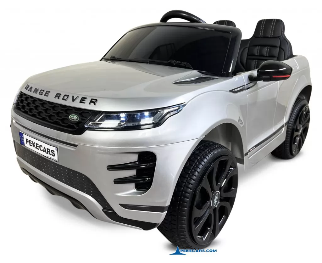 Range Rover Evoque con MP4 12V 2.4G Plata Metalizado