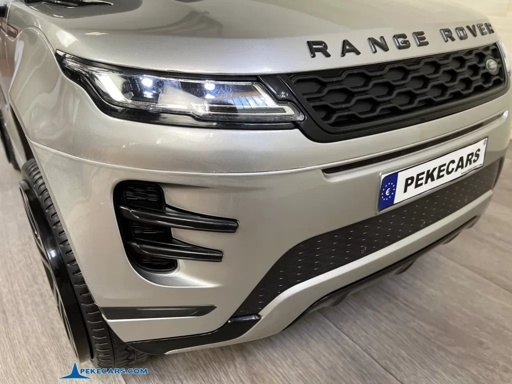 coches teledirigidos range rover evoque 12v plata metalizado