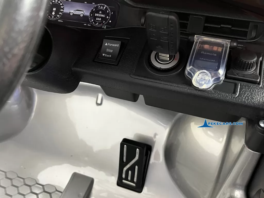 coches electricos para niños range rover evoque 12v plata metalizado