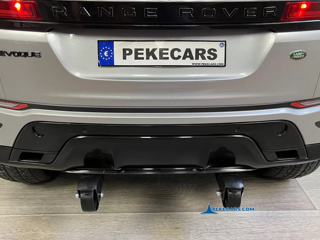 range rover evoque 12v plata metalizado coches electricos niños