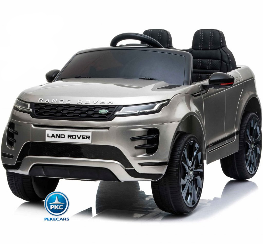 Range Rover Evoque con MP4 12V 2.4G Plata Metalizado
