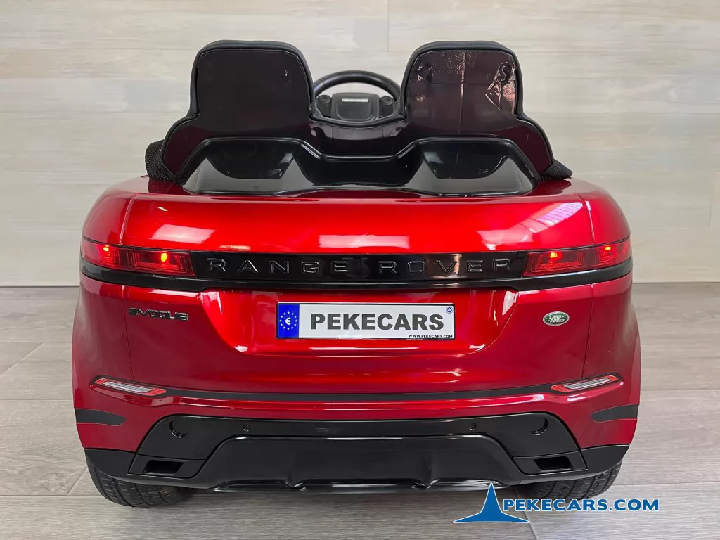 coche a bateria para niños Range Rover Evoque 12V 2.4G Rojo Metalizado