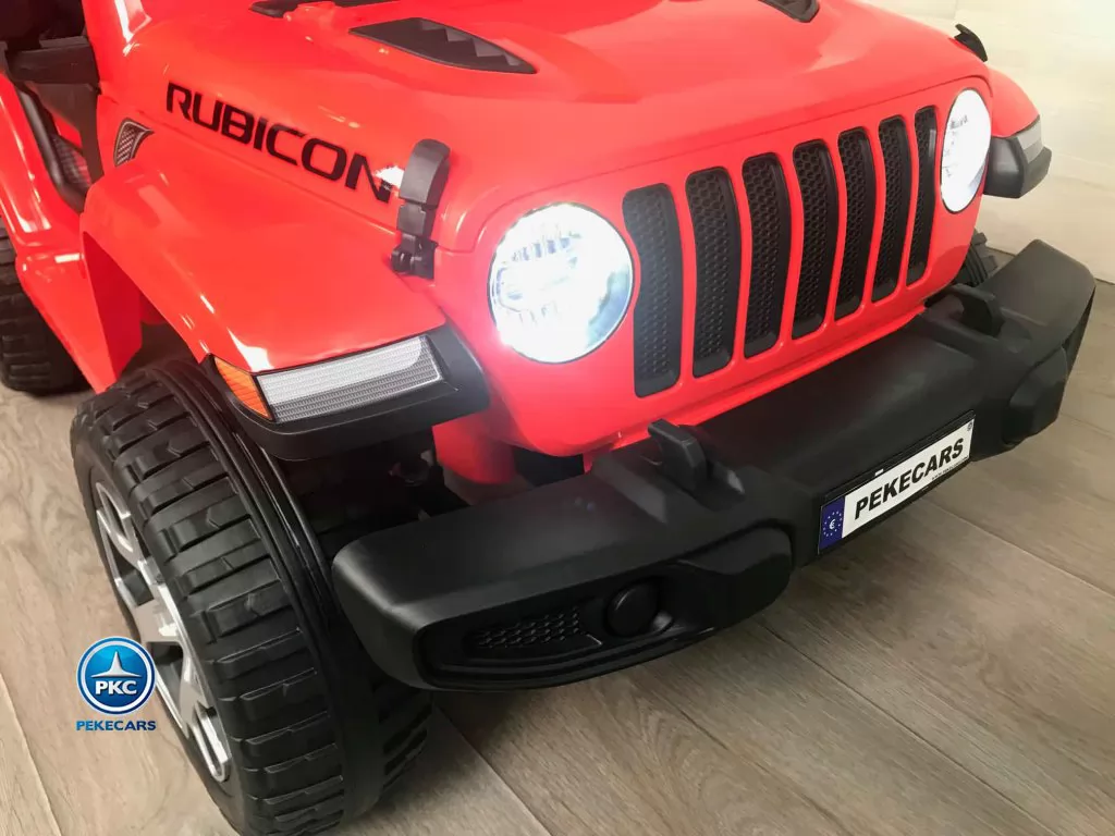 Jeep wrangler Rubicon 12V Rojo vista faro delantero derecho