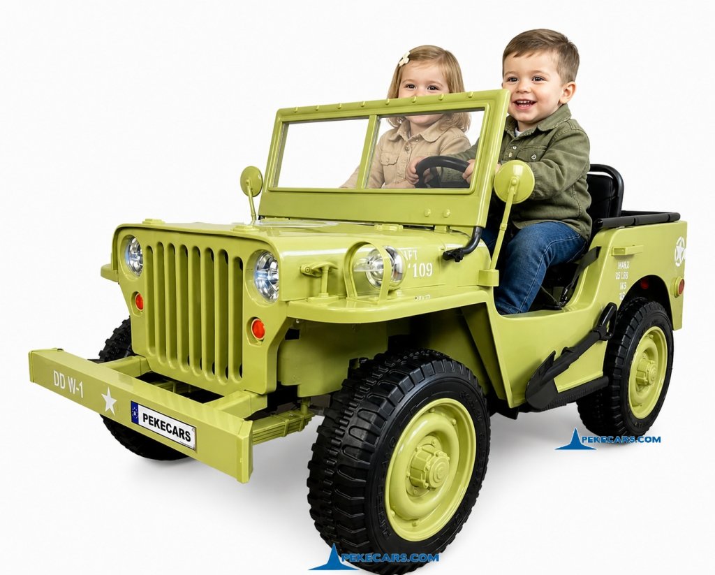 Willys Army jeep 1942 frontal en 3/4 izquierda