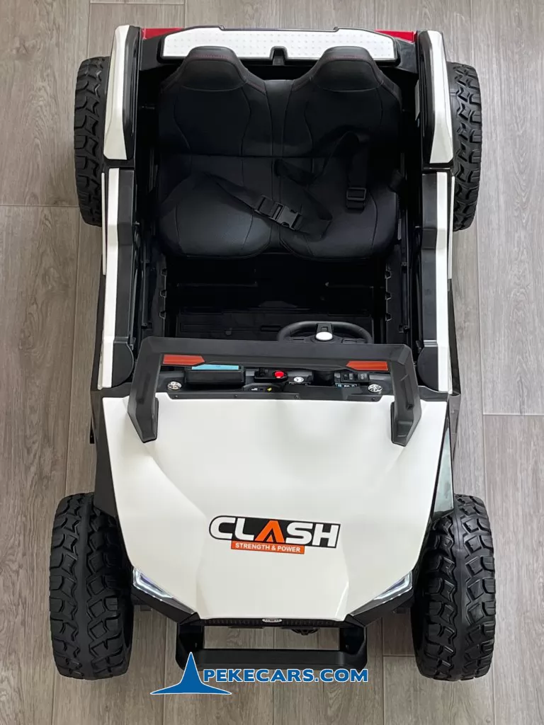 todoterreno clash 24v blanco coches electricos niños
