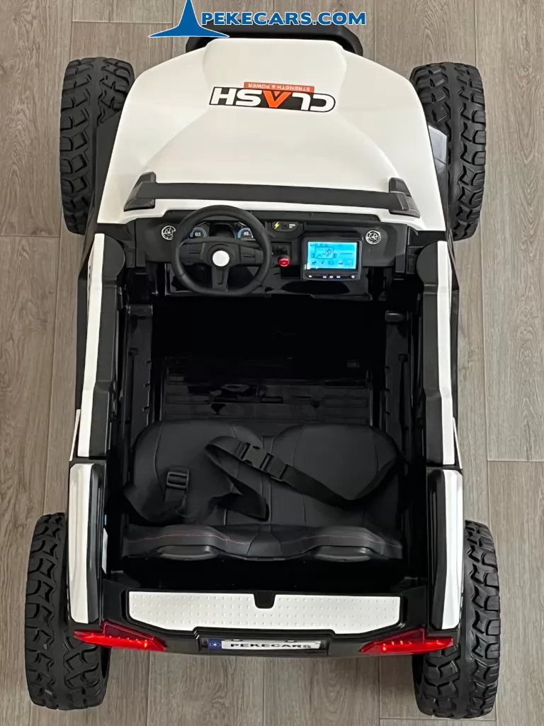 todoterreno clash 24v blanco coches electricos para niños
